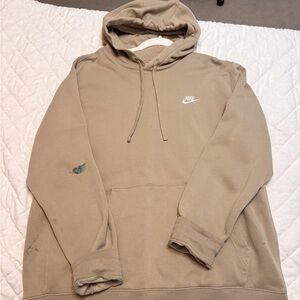 Nike Men's Beige Hoodie